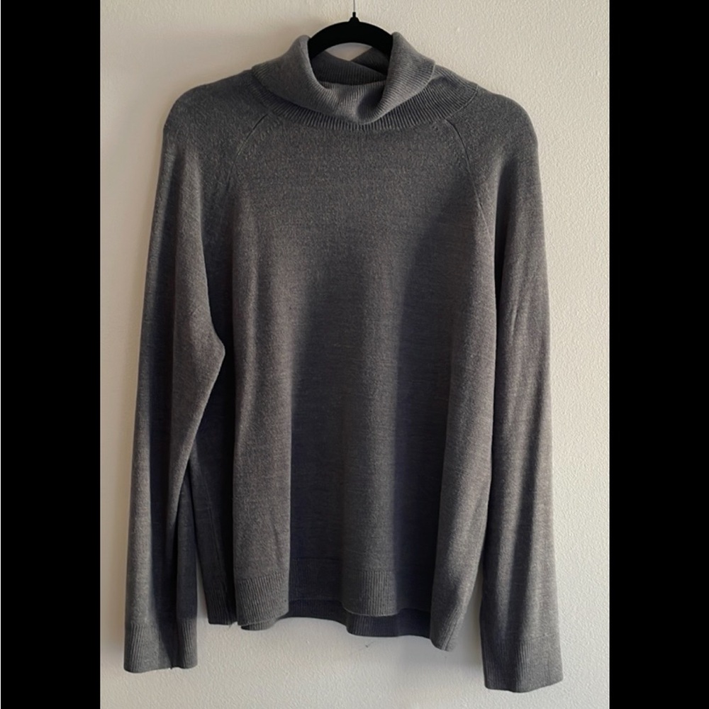NEW! Karen Scott Women's Gray Turtleneck Sweater